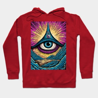 All Seeing Eye The Psychedelic Reality of Our Time Hoodie